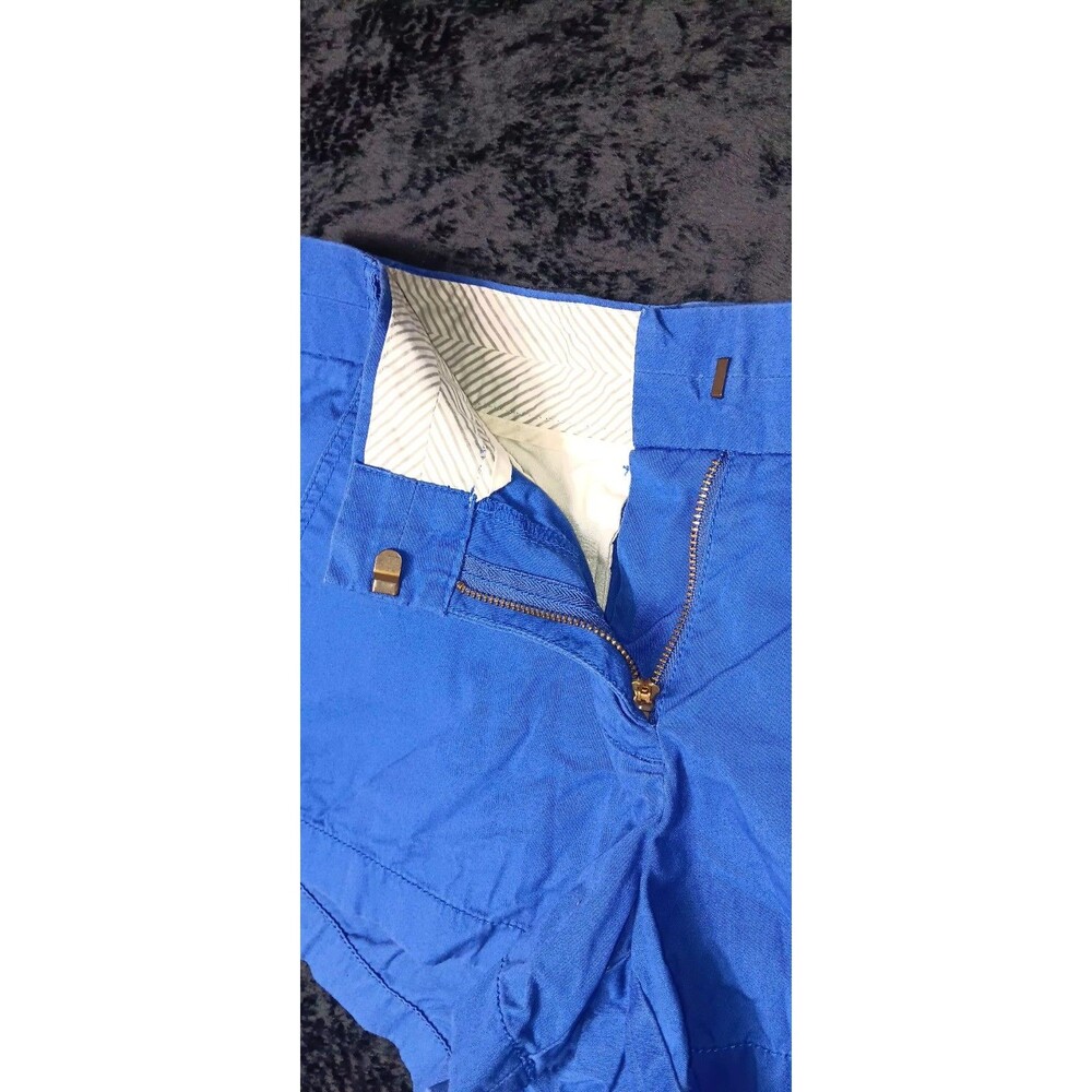 J Crew Broken In Chino Shorts 6 Royal Cobalt Blue Preppy Coastal Nautical Retro - Picture 10 of 12